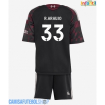 Camisa de time de futebol Liverpool Ronald Araujo #33 Replicas 3º Equipamento Infantil 2026-27 Manga Curta (+ Calças curtas)